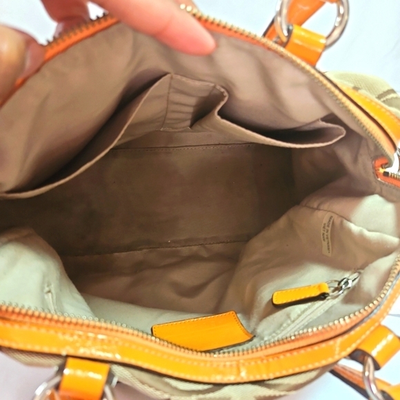 Coach Monogram Satchel & Matching Wallet - Picture 6 of 9